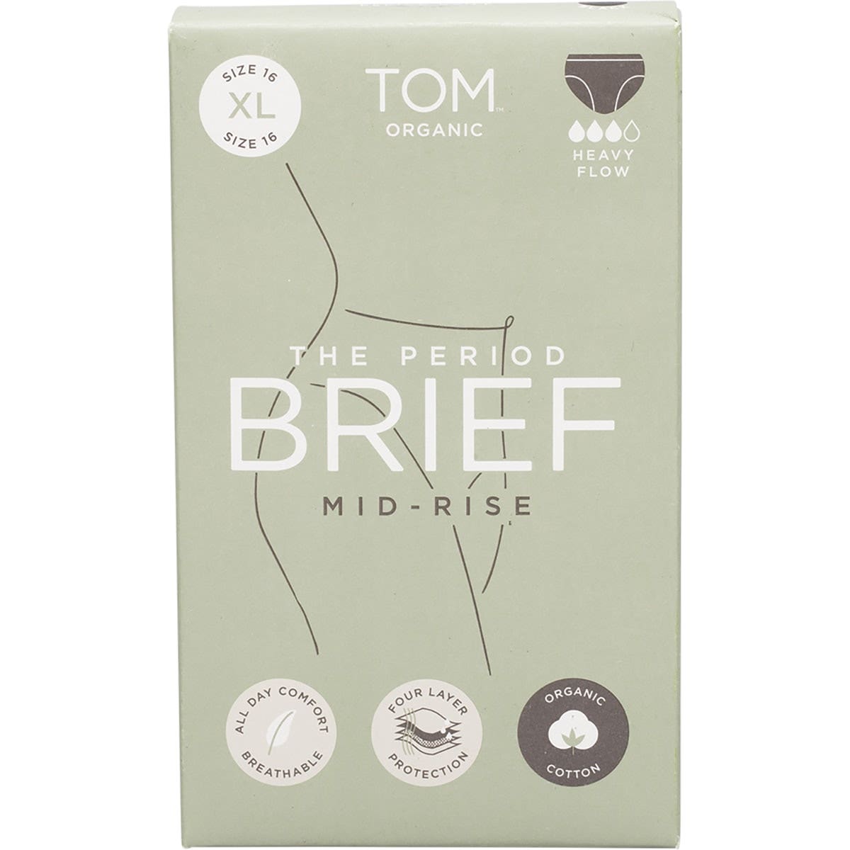 The Period Brief Mid-Rise Black