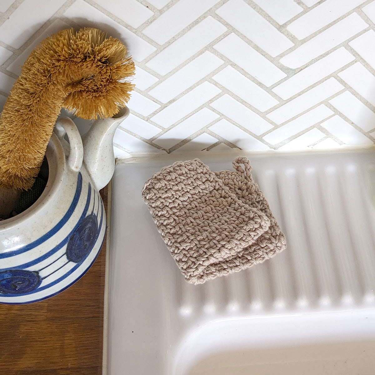 Crochet Cotton Dishcloth