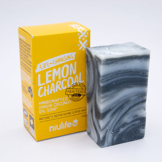 Lemon Charcoal Coconut Oil Soap
