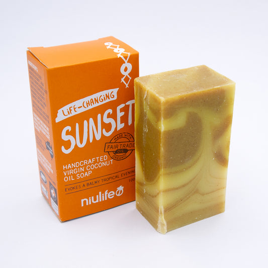 Sunset Coconut Oil Soap
